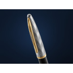 Waterman Carene Reflections of Paris Ballpoint Pen - Deluxe Black - Picture 1